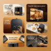 Oraimo SmartAirFryer – Friteuse Air 1500W – Image 5