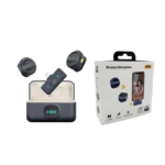 Microphone Cravate Sans Fil SX21 – Double Micro