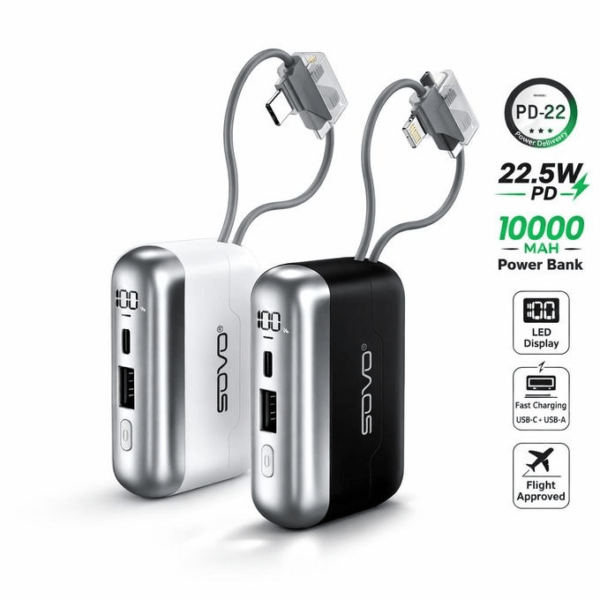 Power Bank SOVO 10 000 mAh – Charge Rapide 22.5W